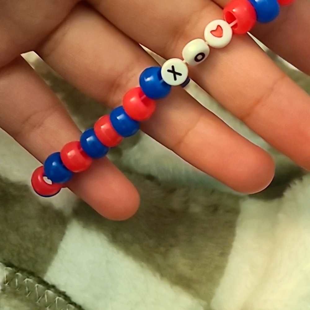 6arelyhuman based kandi bracelet